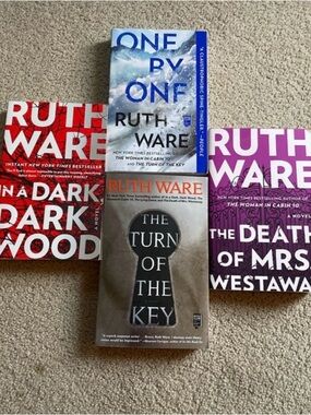 Ruth Ware paperback book set